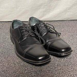 Alfani Adam’s Toe Cap Black Dress Shoe Size 11